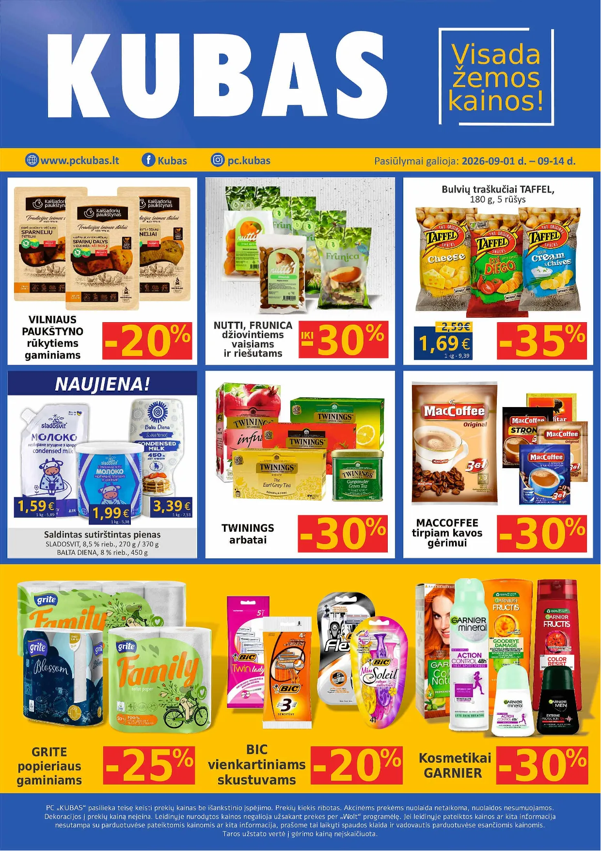 Kubas leidinys – 1 psl.