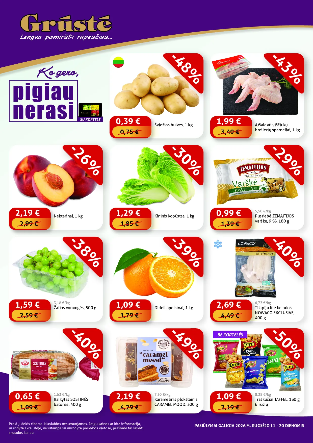 Grūstė pigiau nerasi – 1 psl.