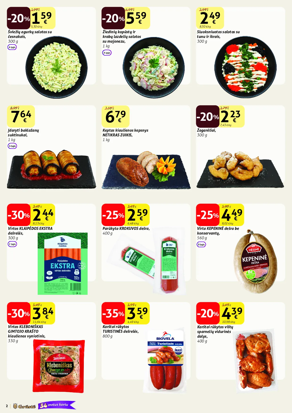 Grūstė leidinys – 2 psl.