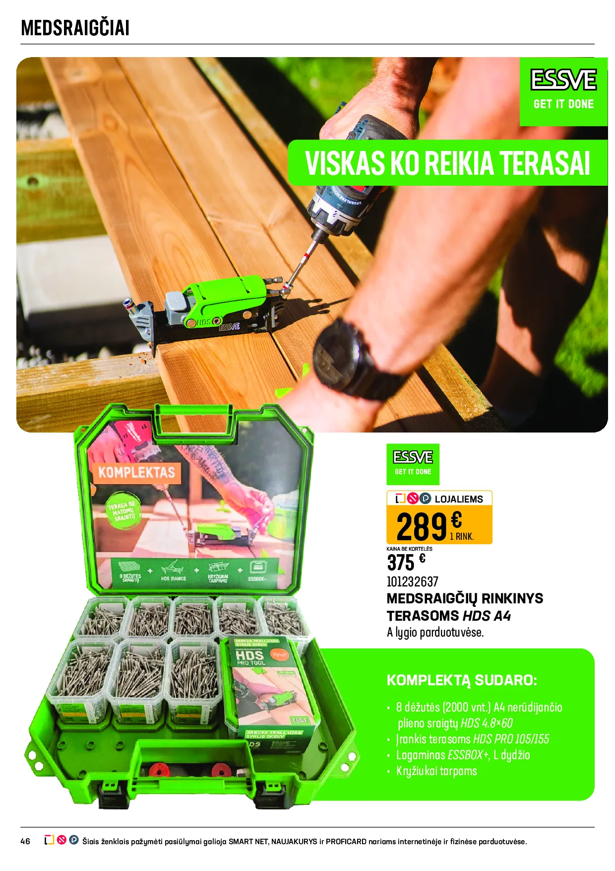 Senukai leidinys – 46 psl.