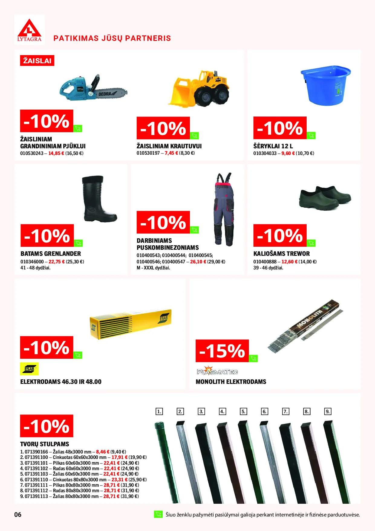 Lytagra prekių katalogas – 6 psl.