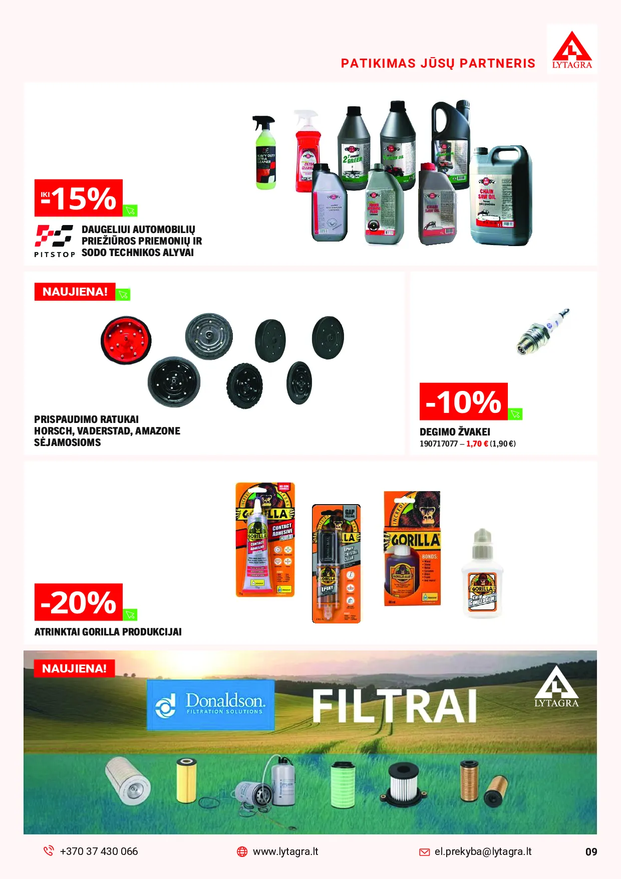 Lytagra prekių katalogas – 9 psl.