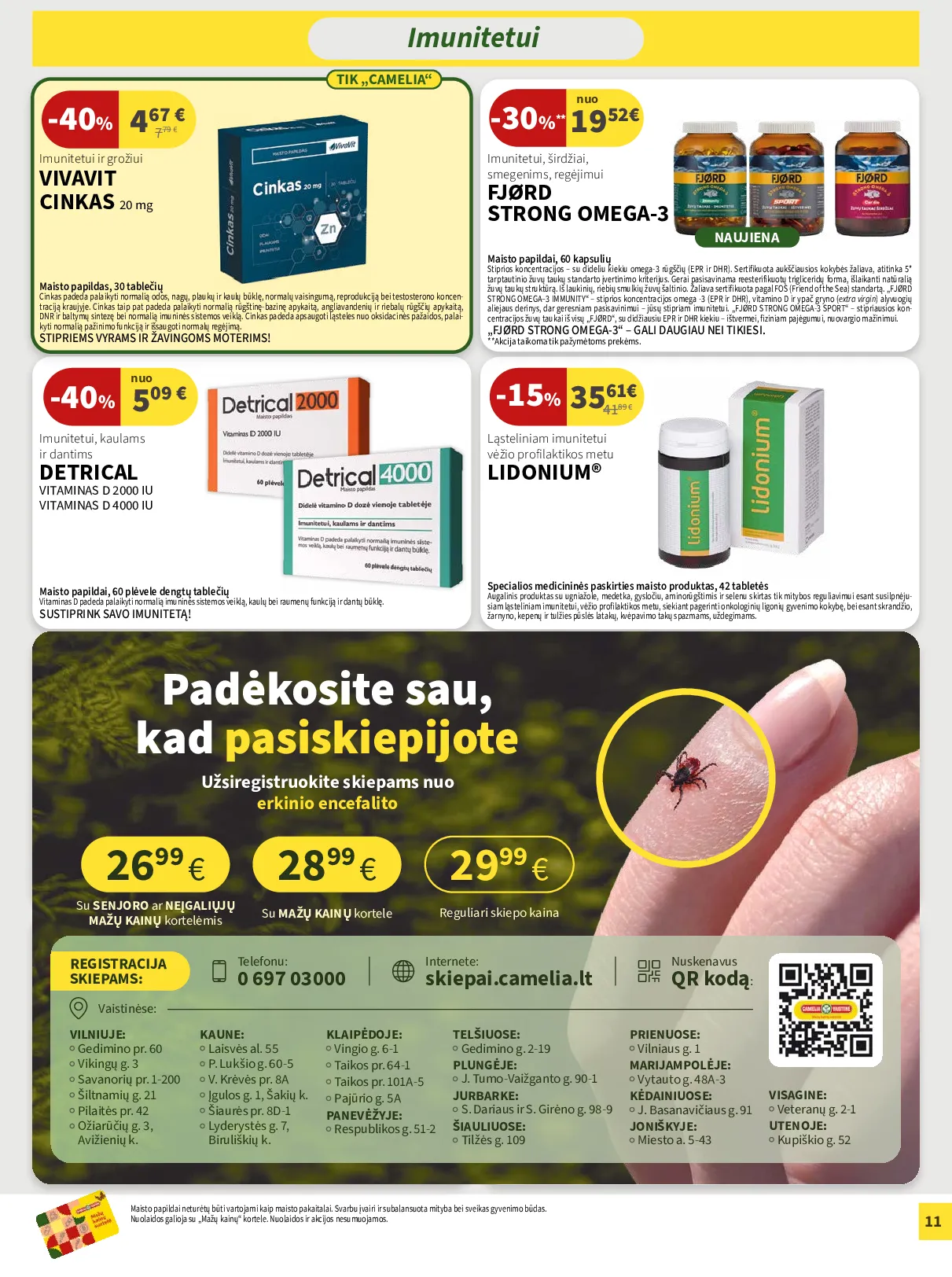Camelia leidinys – 11 psl.