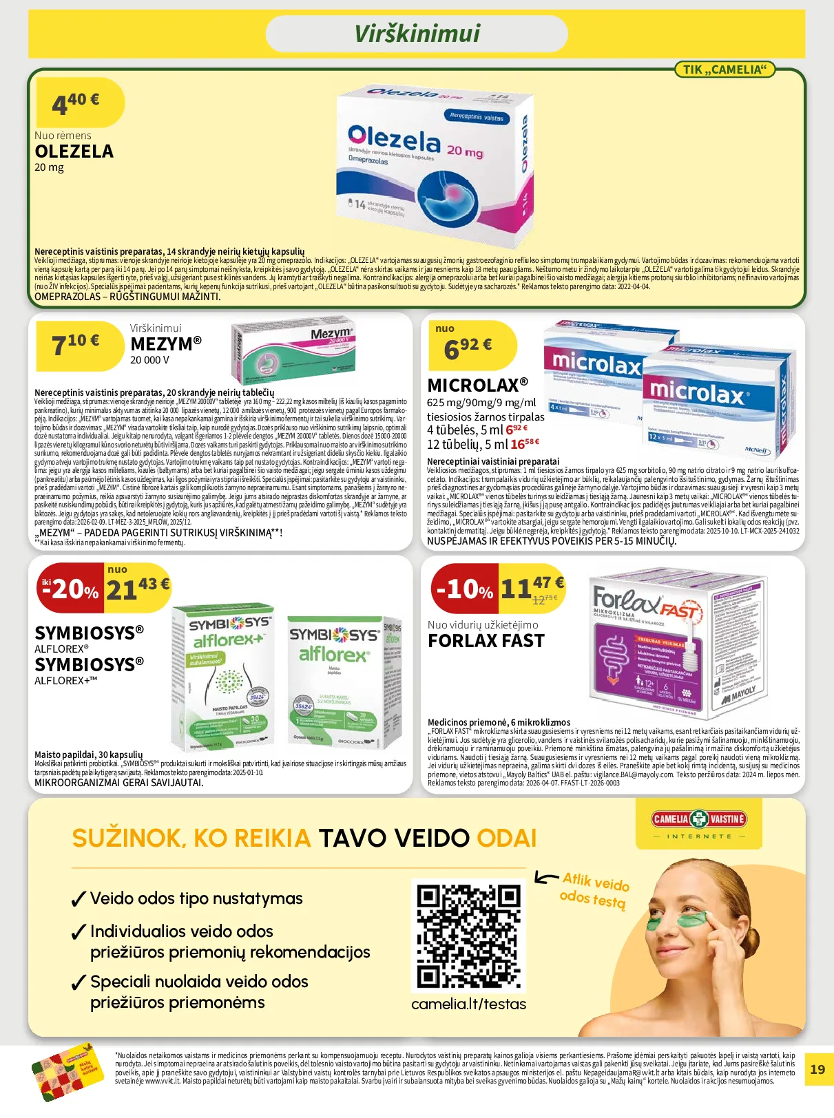 Camelia leidinys – 19 psl.