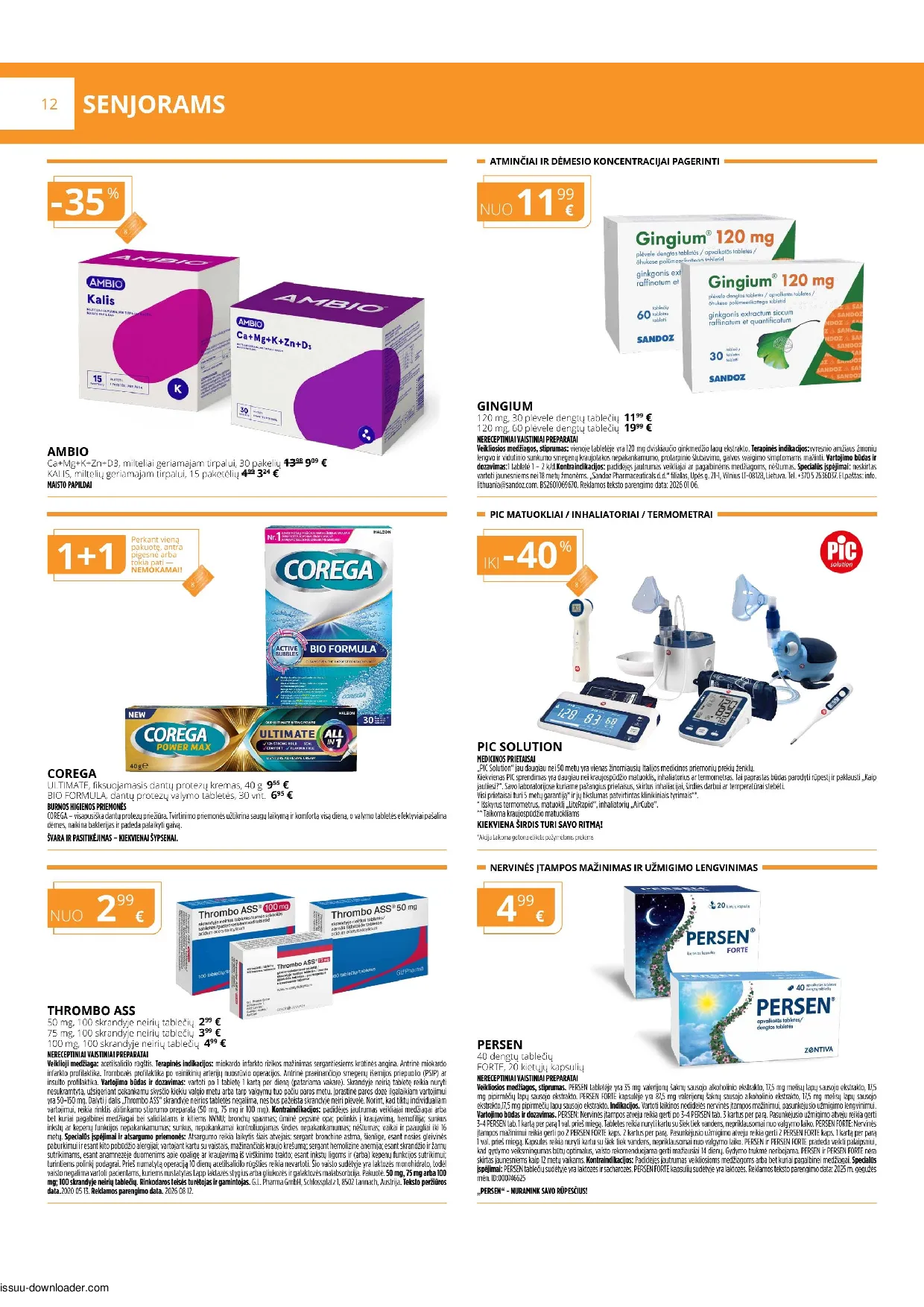 Gintarinės vaistinės leidinys – 12 psl.