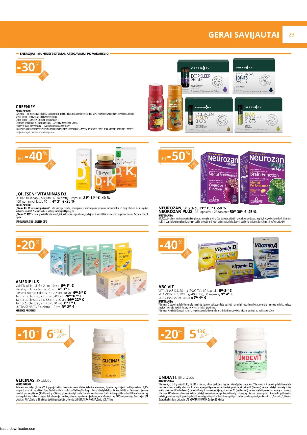 Gintarinės vaistinės leidinys – 23 psl.