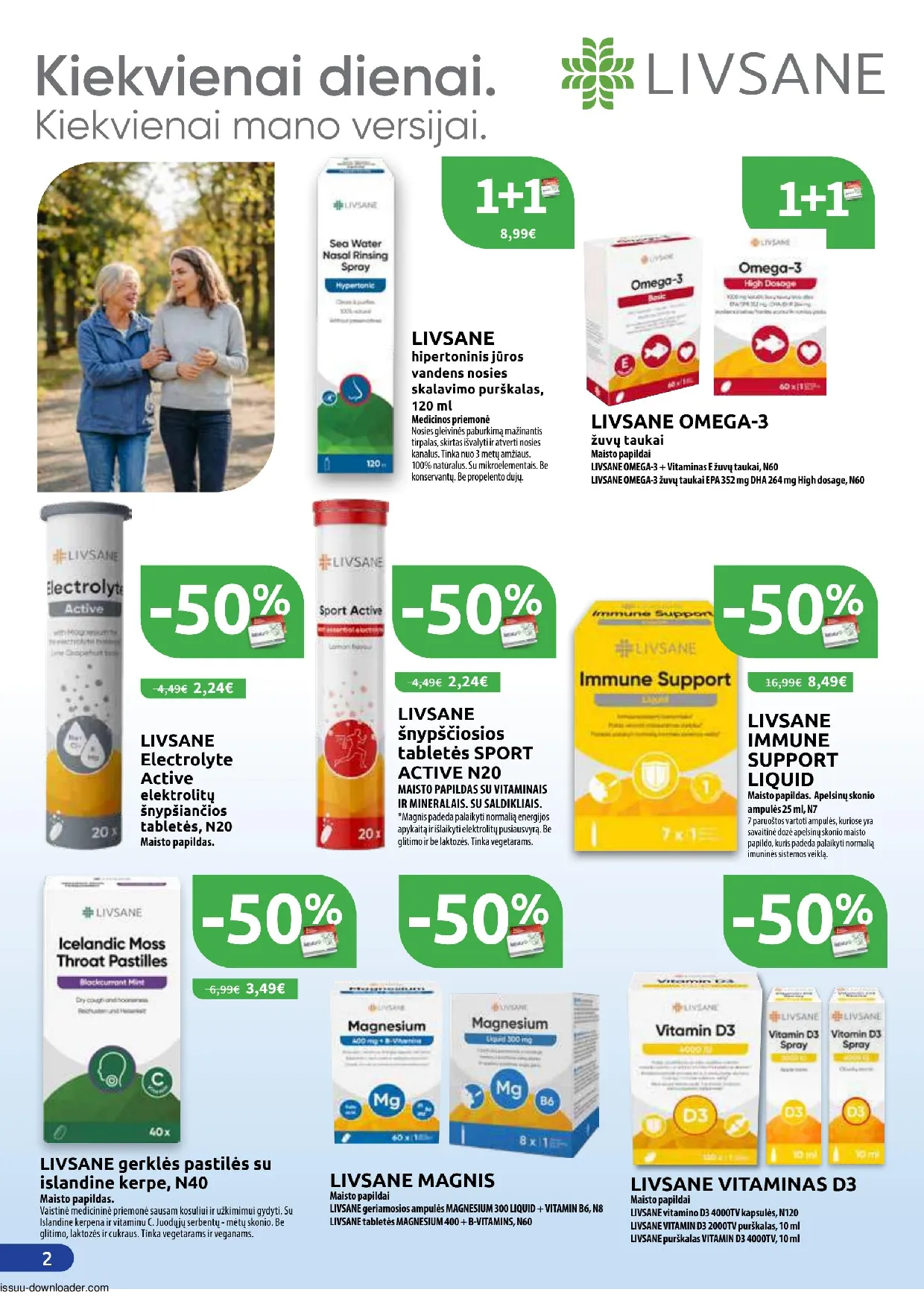 Benu leidinys – 2 psl.