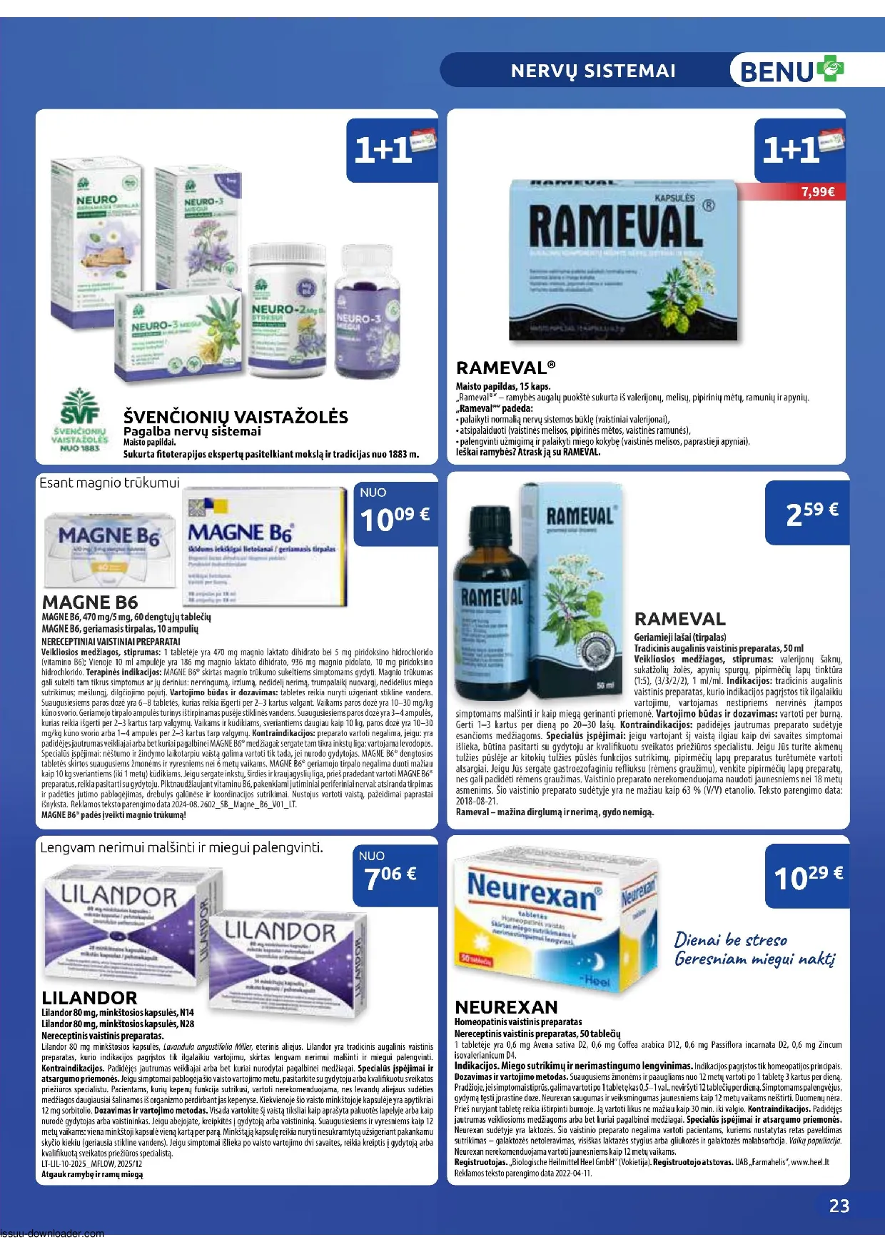 Benu leidinys – 23 psl.