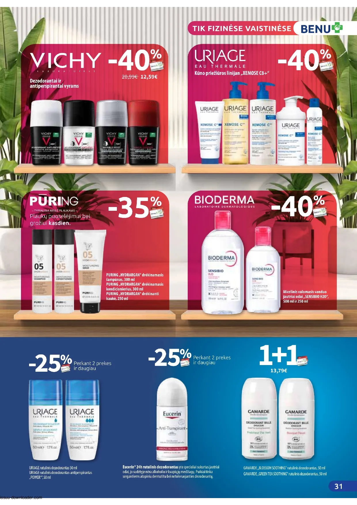 Benu leidinys – 31 psl.