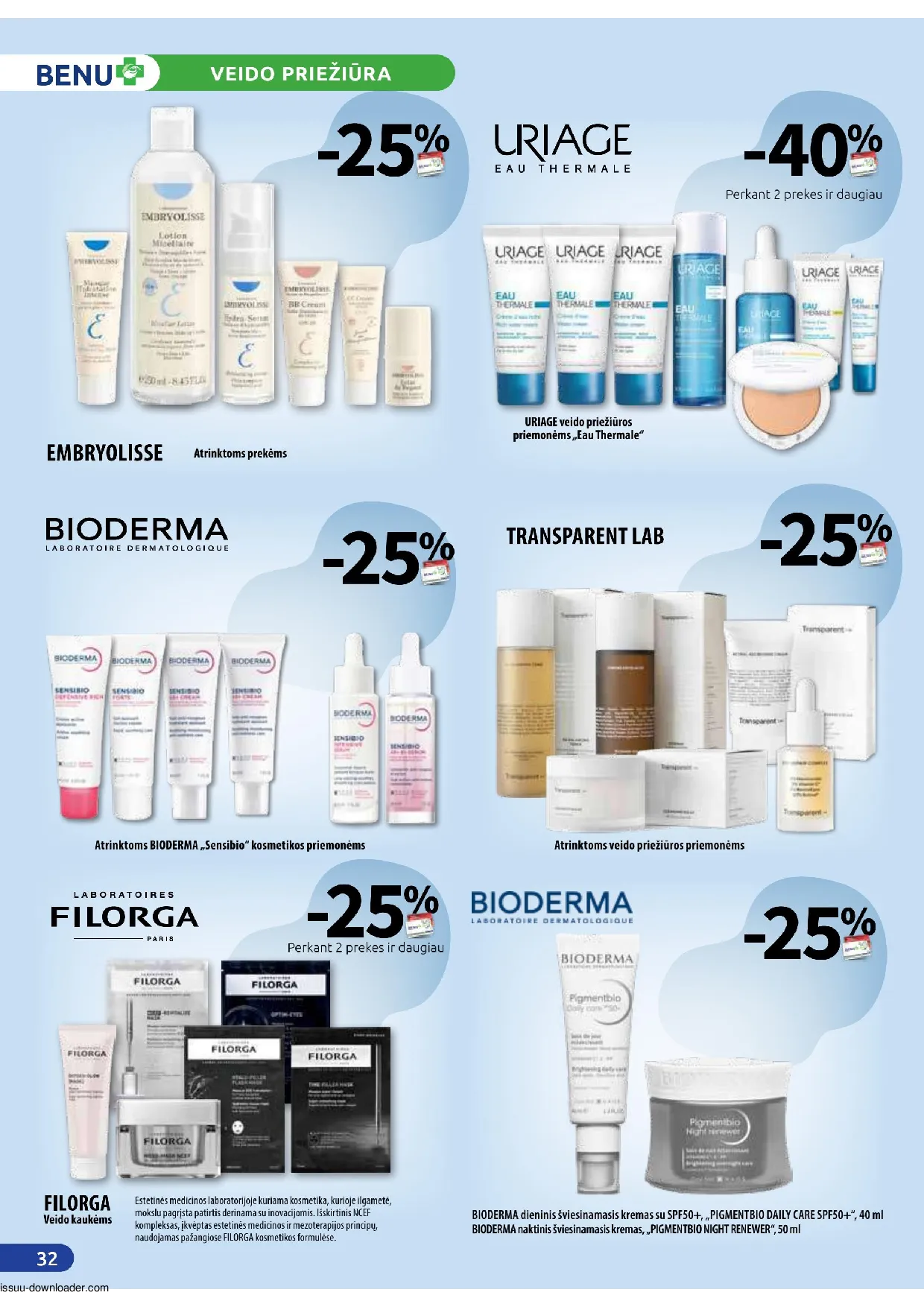 Benu leidinys – 32 psl.