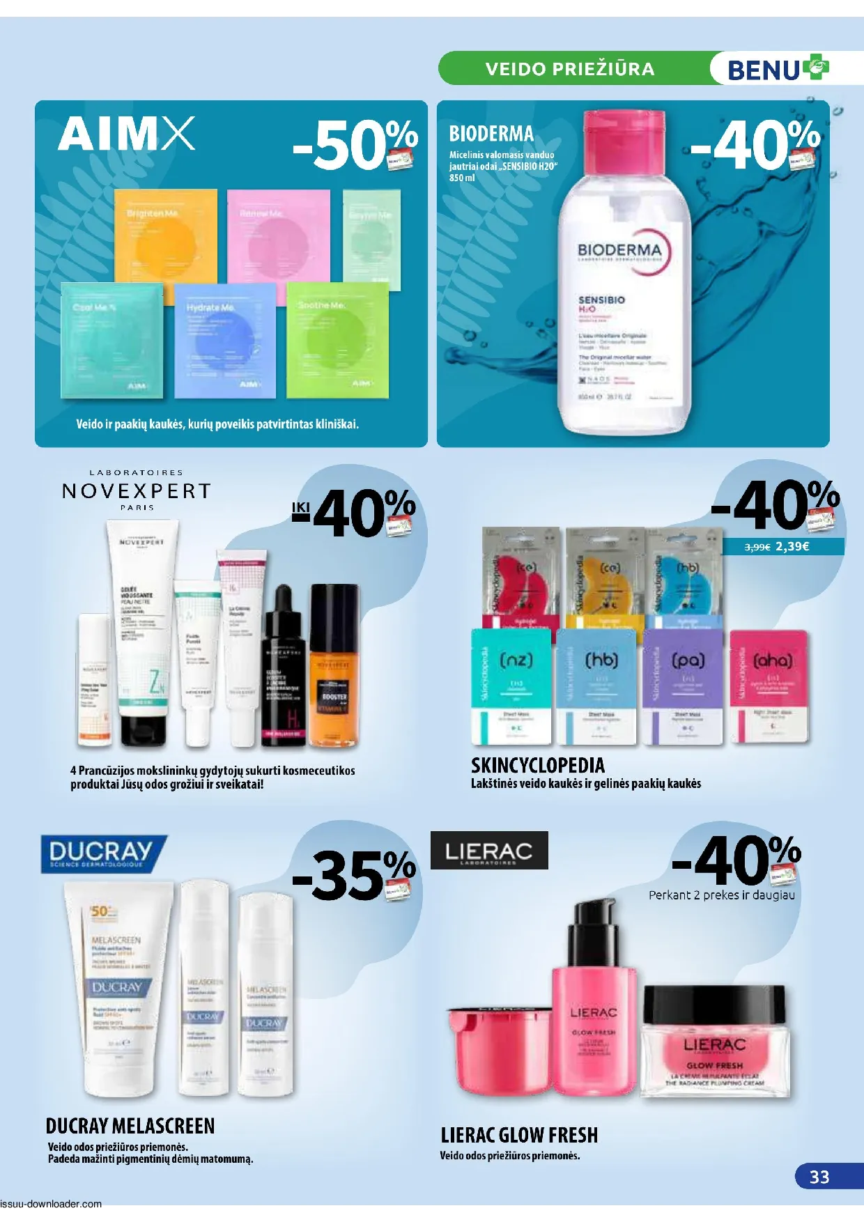 Benu leidinys – 33 psl.