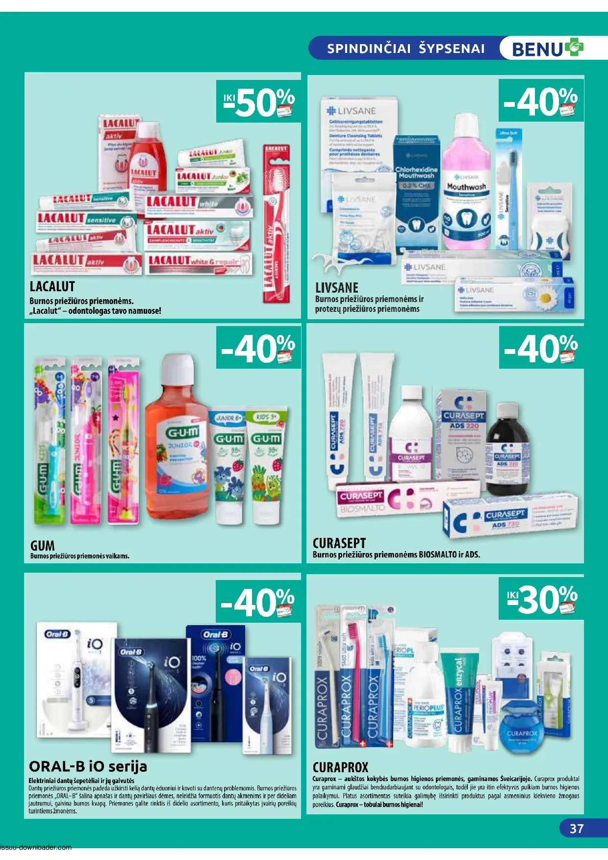 Benu leidinys – 37 psl.