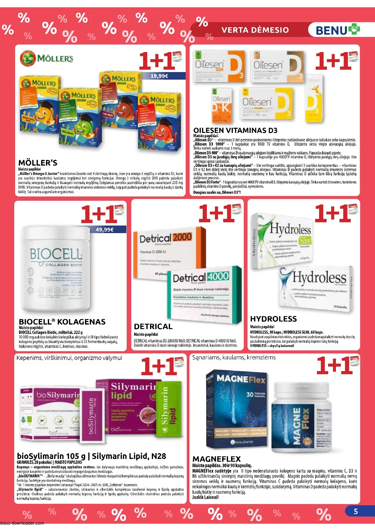 Benu leidinys – 5 psl.