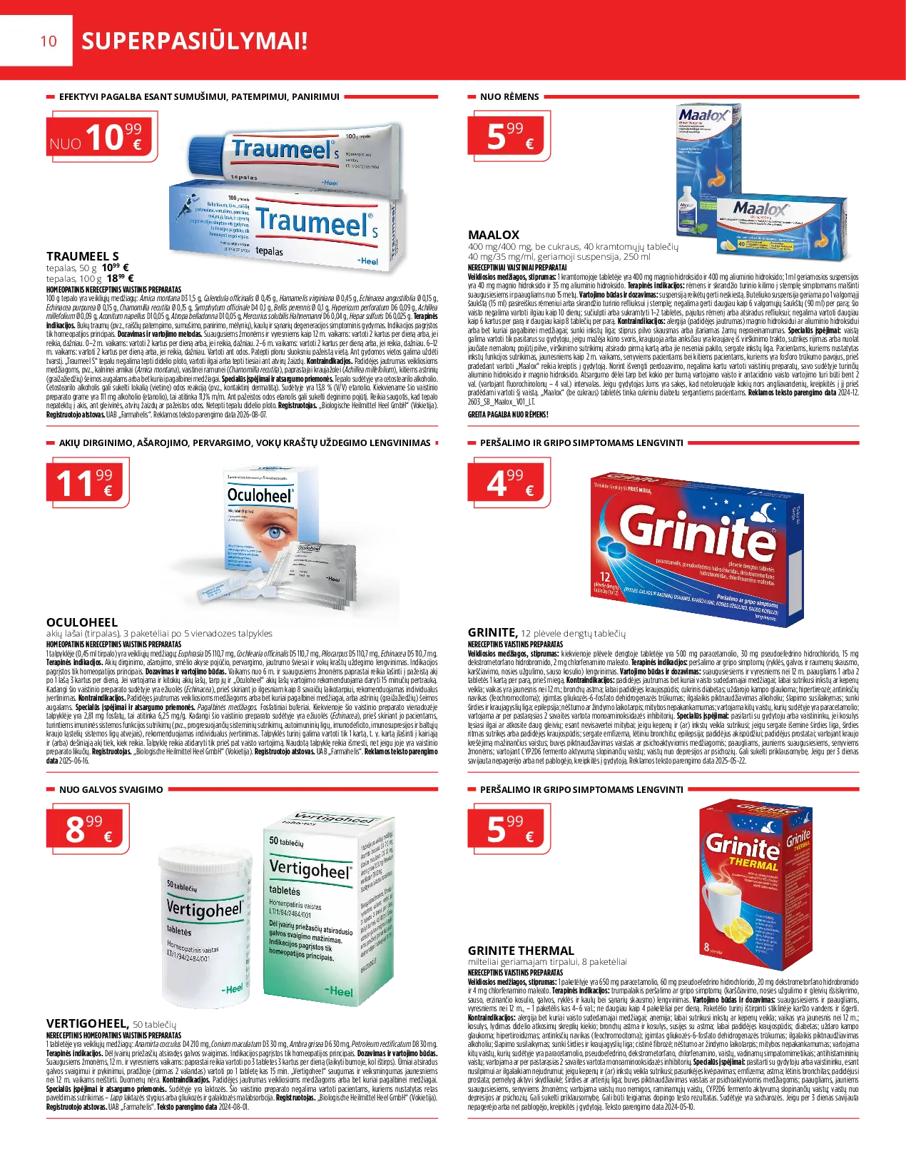 Norfa vaistinės leidinys – 10 psl.