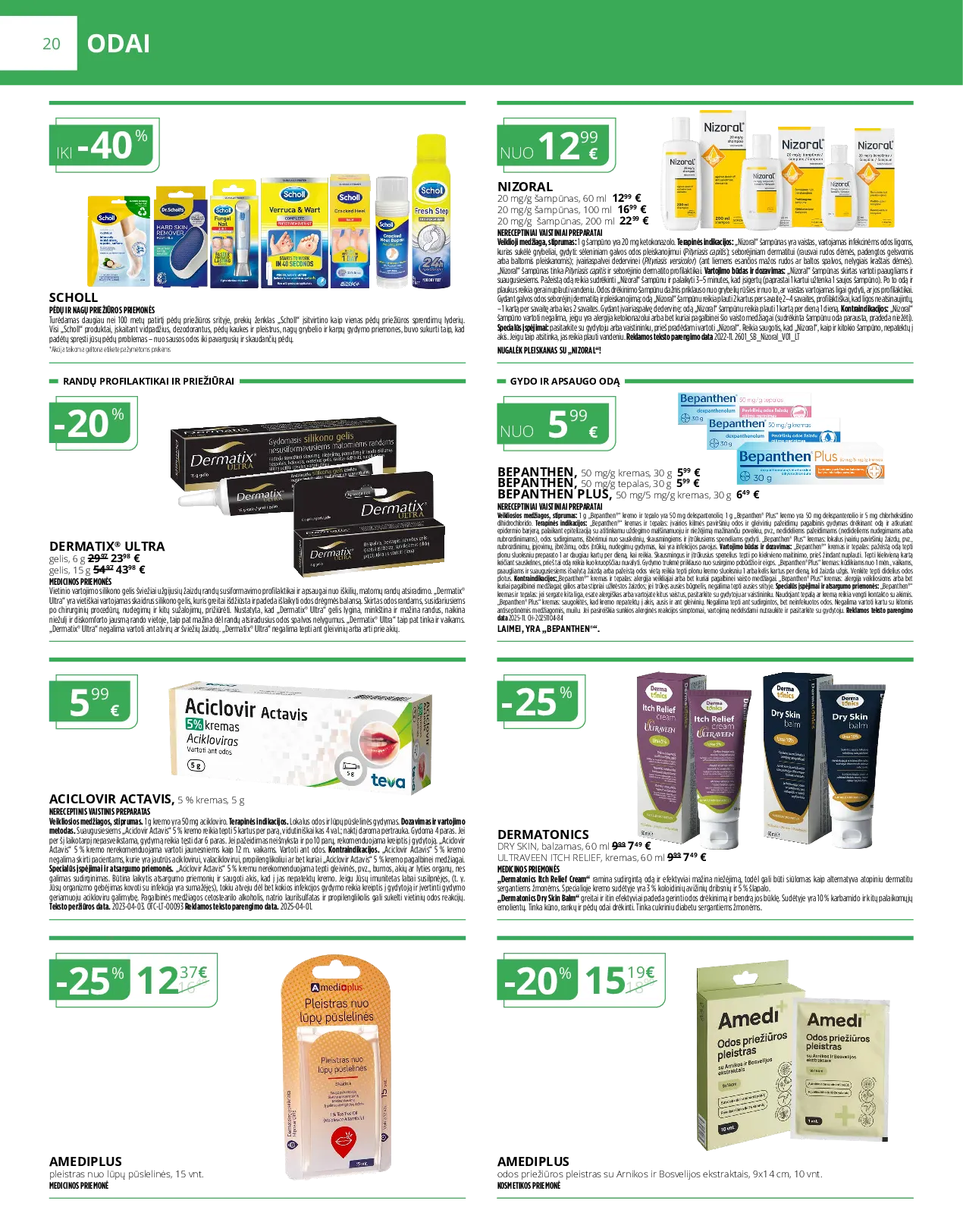 Norfa vaistinės leidinys – 20 psl.