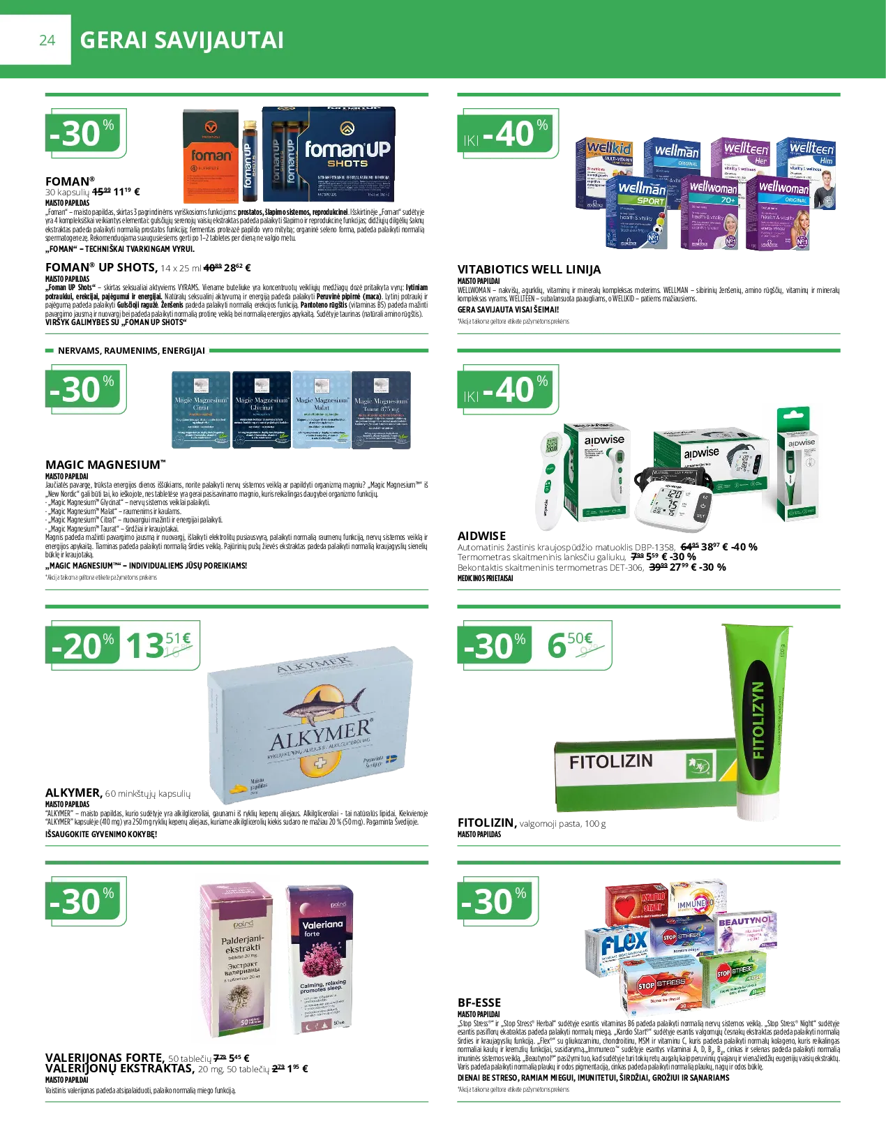 Norfa vaistinės leidinys – 24 psl.