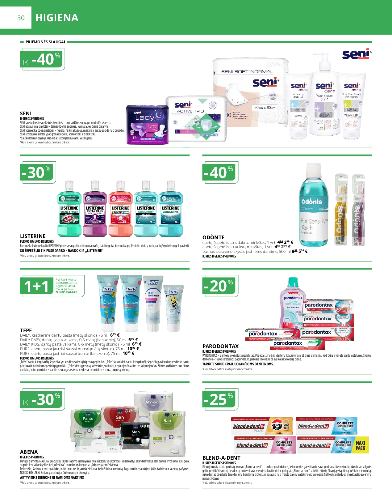 Norfa vaistinės leidinys – 30 psl.