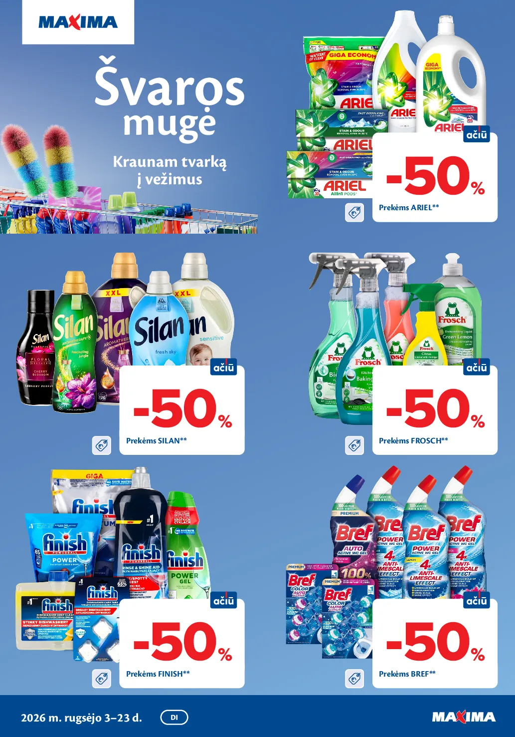 Maxima švaros mugė – 1 psl.