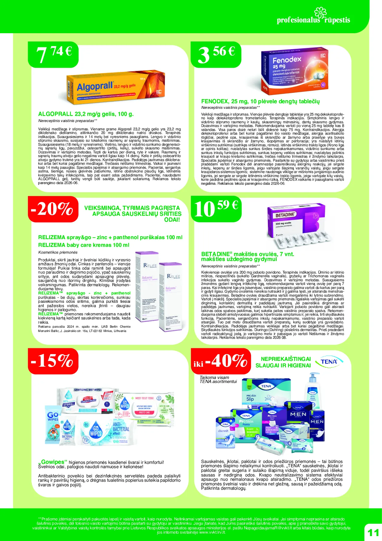Ramunėlės vaistinės leidinys – 11 psl.