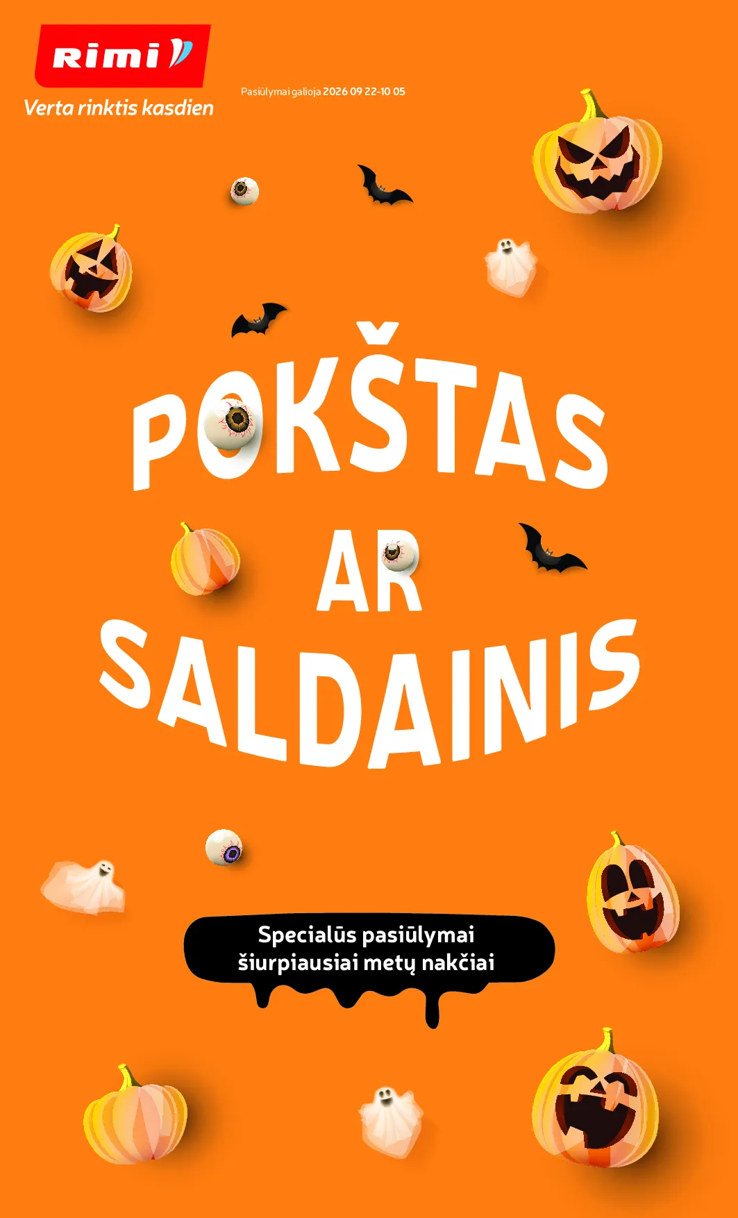 Rimi Helovyno katalogas – 1 psl.