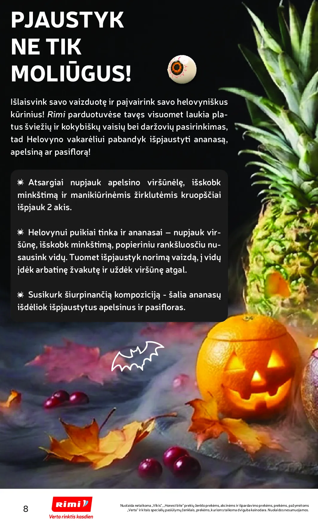 Rimi Helovyno katalogas – 8 psl.
