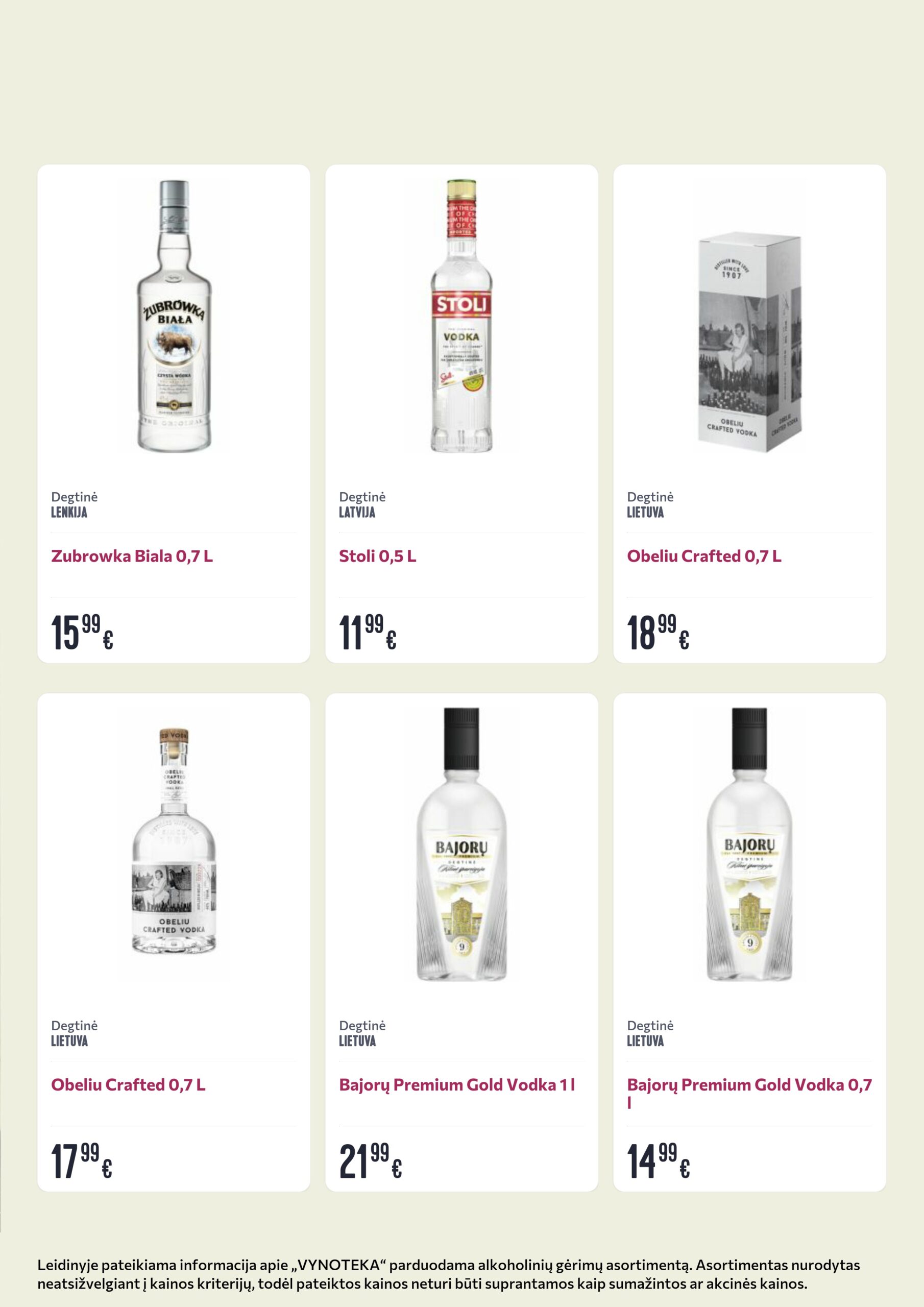 Vynoteka leidinys (gėrimų) – 19 psl.