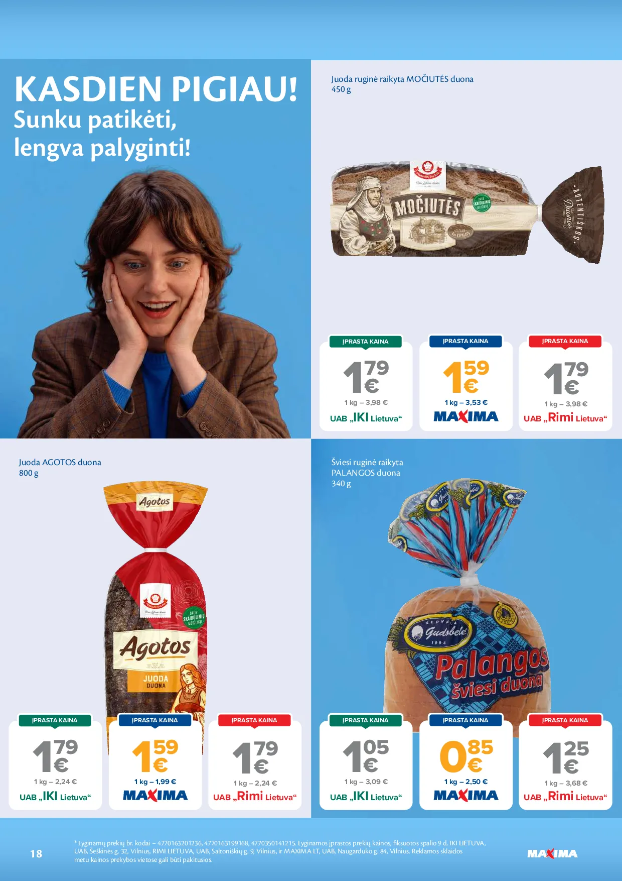 Maxima akcijos šią savaitę. Galioja nuo 2026-10-20 iki 2026-10-26 – 18 psl.