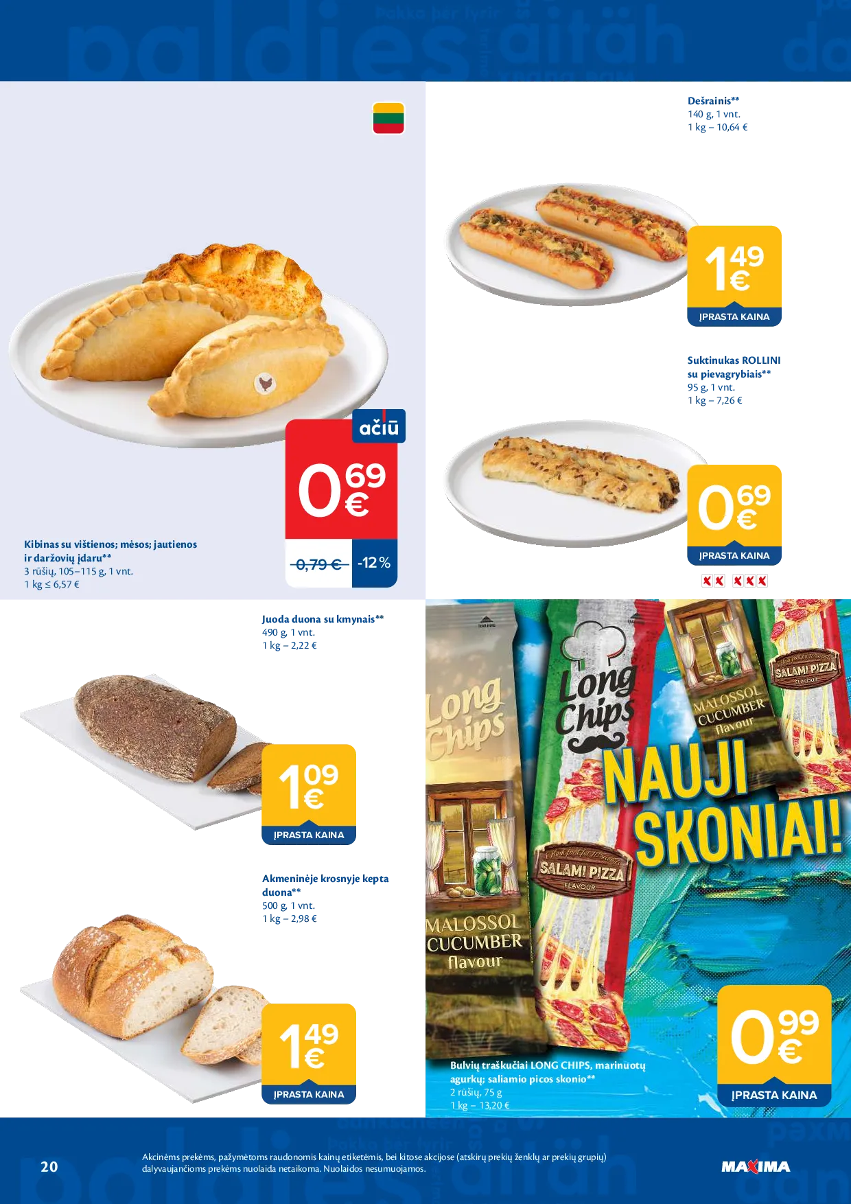 Maxima akcijos šią savaitę. Galioja nuo 2026-10-20 iki 2026-10-26 – 20 psl.