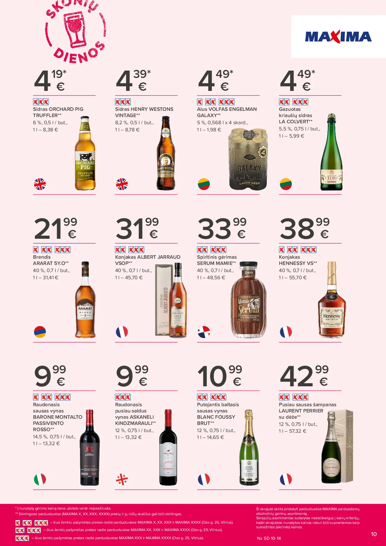 Maxima Skonių dienos naujausias leidinys – 10 psl.