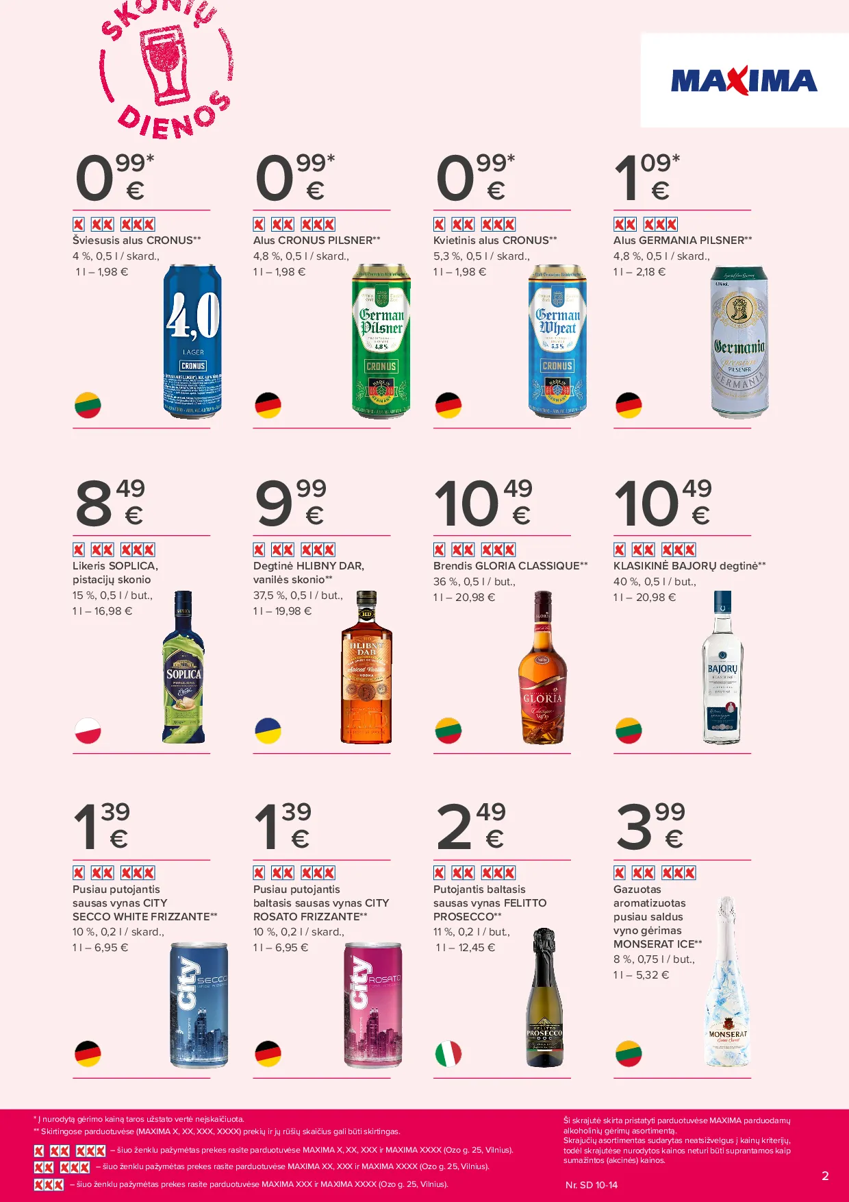 Maxima Skonių dienos naujausias leidinys – 2 psl.