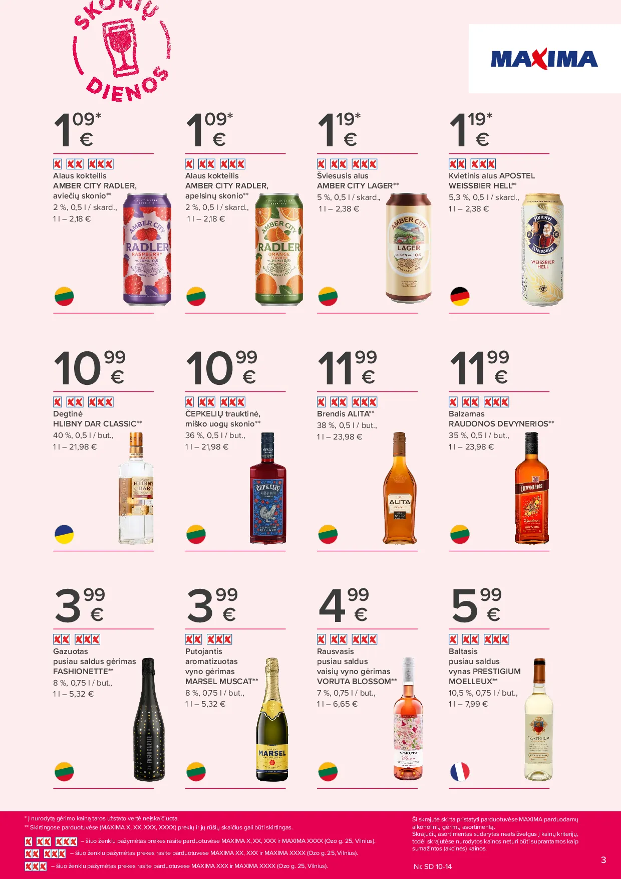 Maxima Skonių dienos naujausias leidinys – 3 psl.