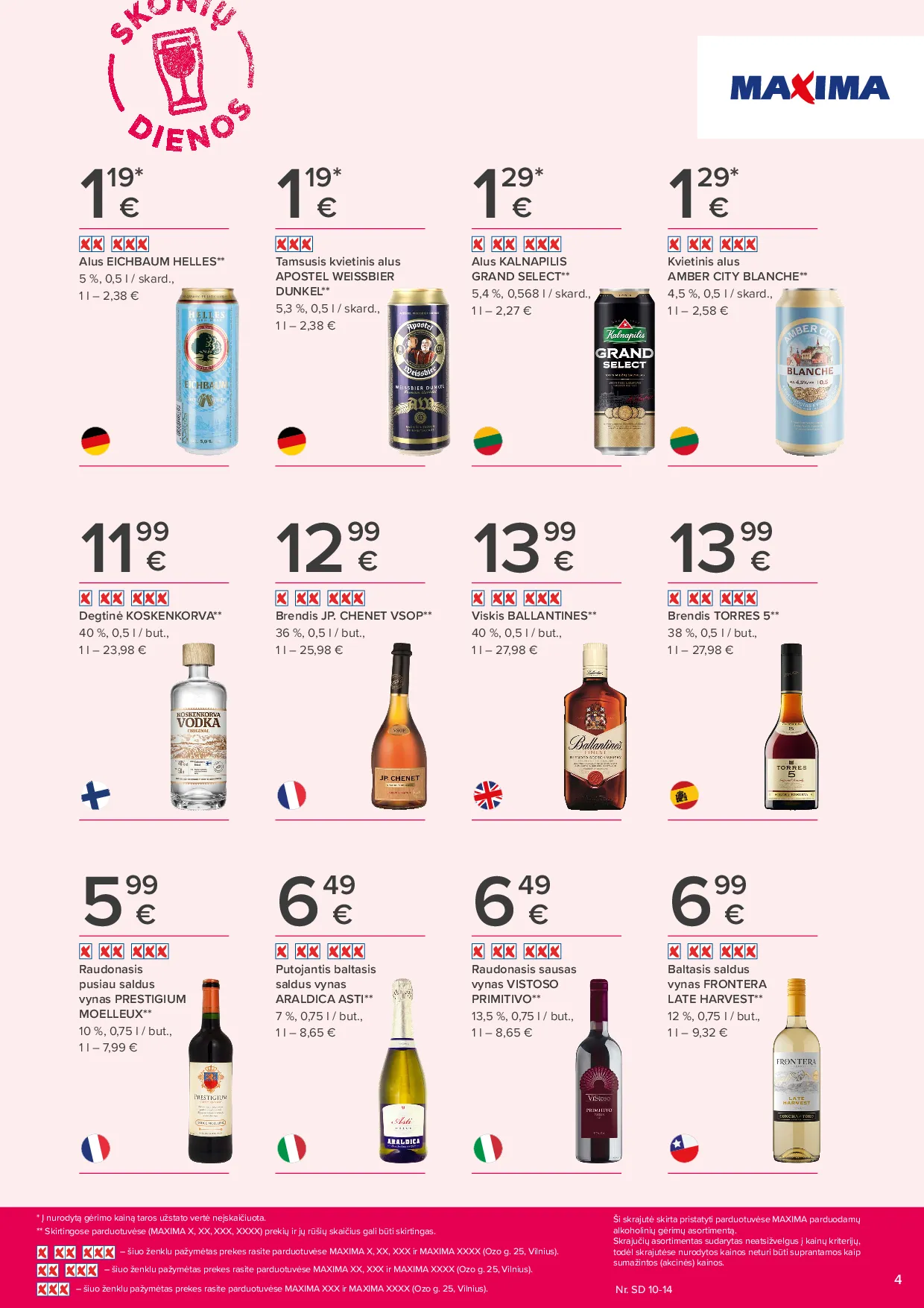 Maxima Skonių dienos naujausias leidinys – 4 psl.