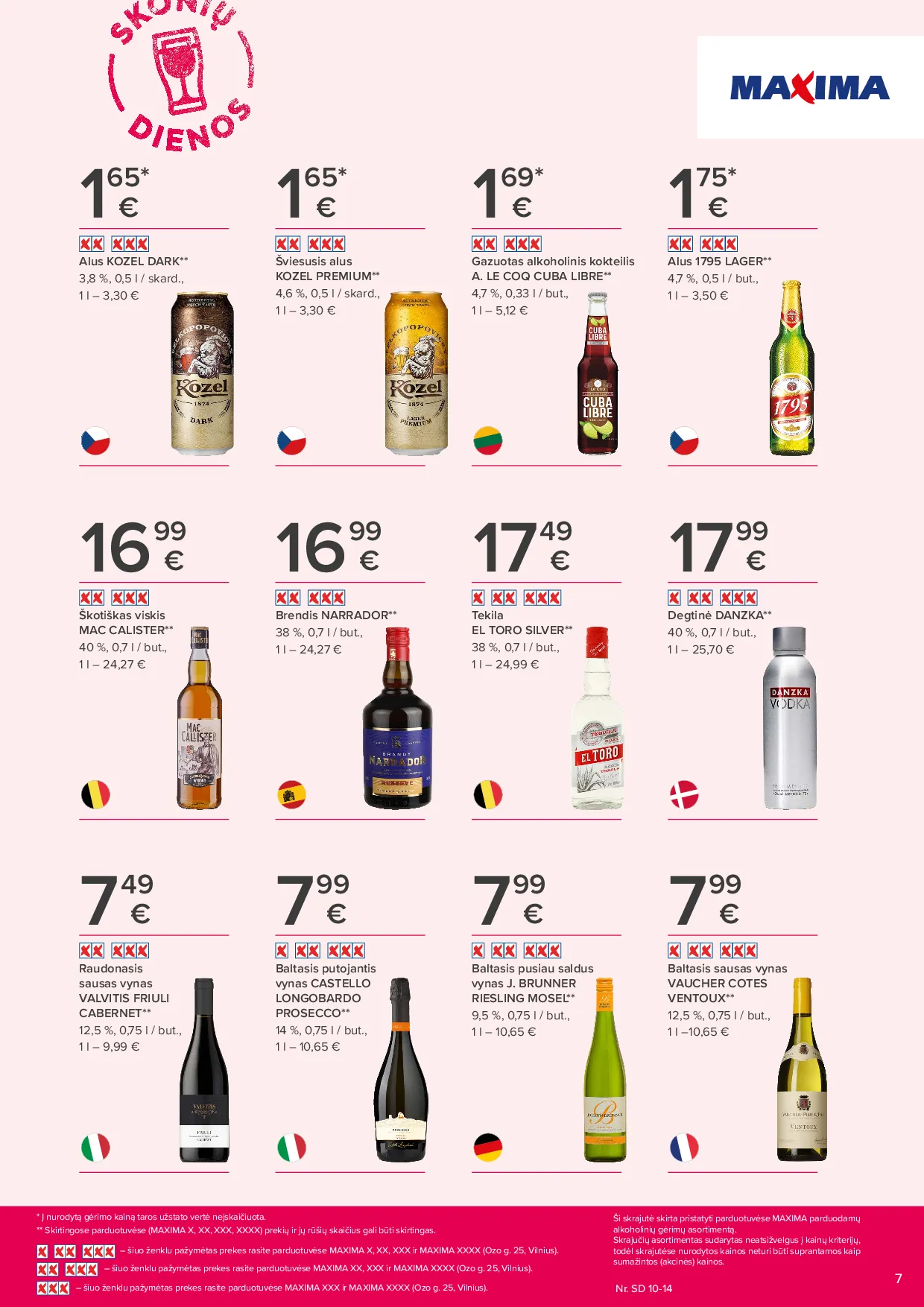Maxima Skonių dienos naujausias leidinys – 7 psl.