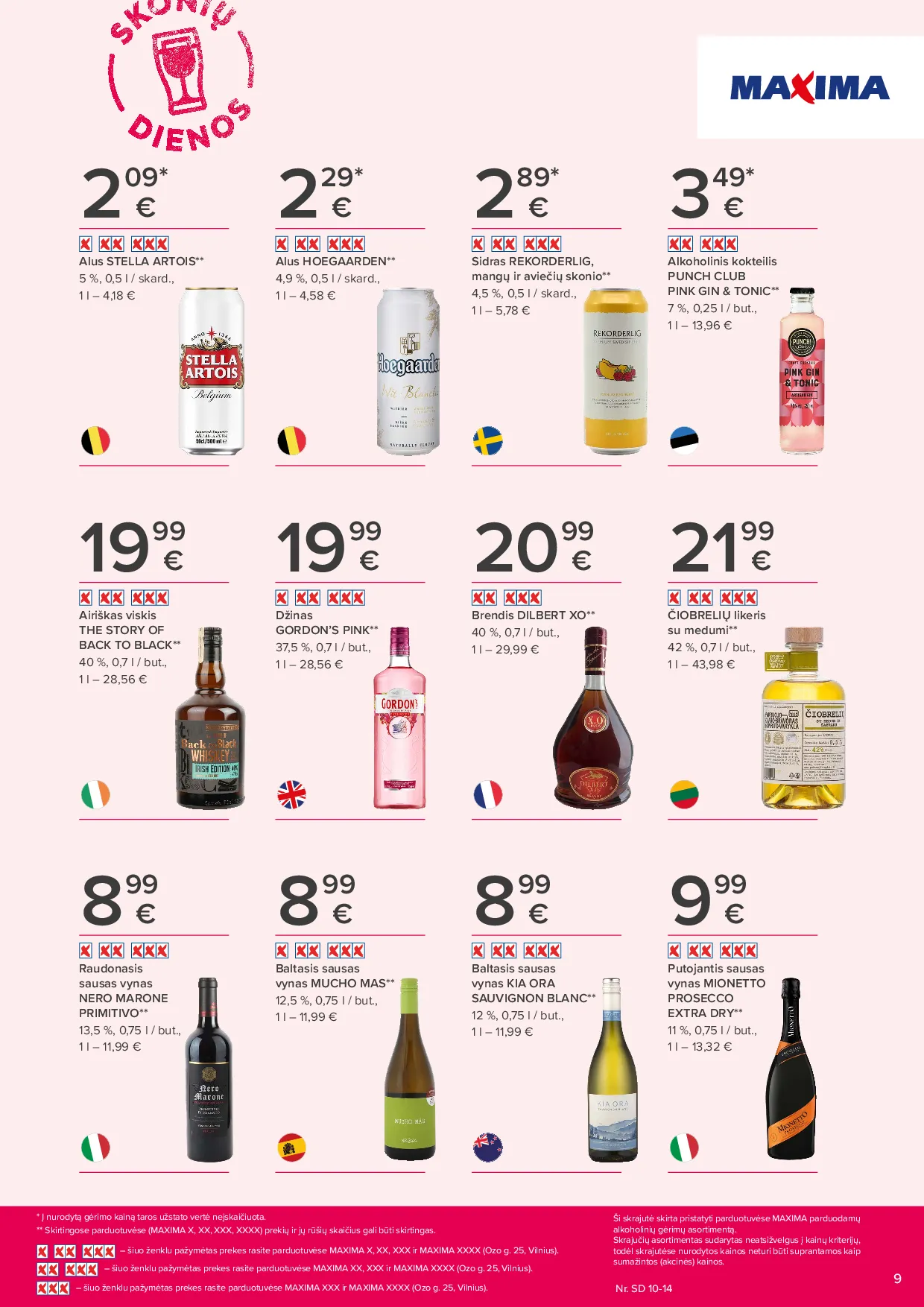 Maxima Skonių dienos naujausias leidinys – 9 psl.