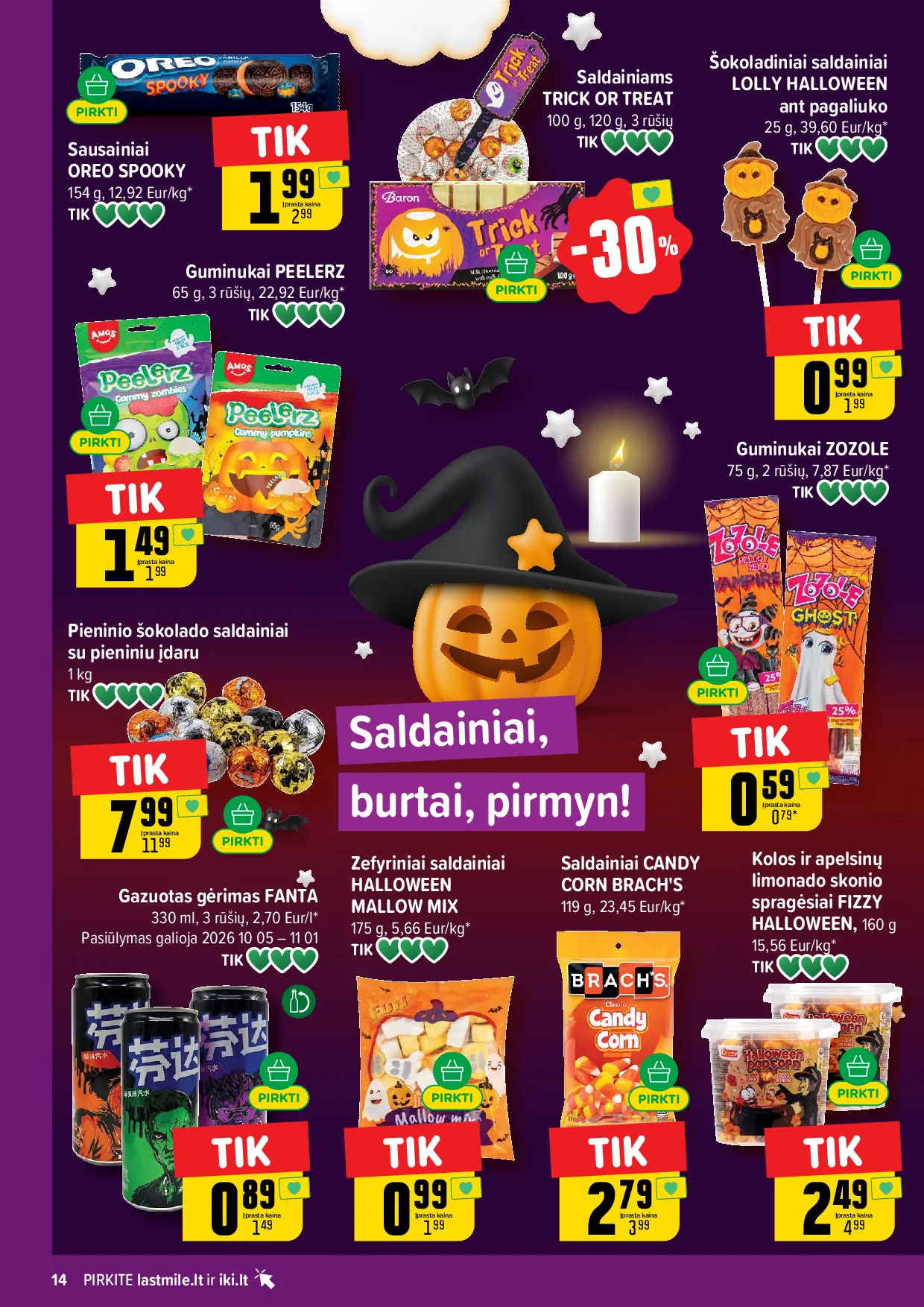 Iki akcijos šią savaitę. Galioja nuo 2026-10-19 iki 2026-10-25 – 14 psl.