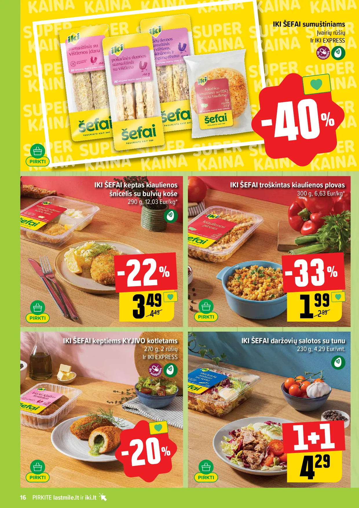 Iki akcijos šią savaitę. Galioja nuo 2026-10-19 iki 2026-10-25 – 16 psl.