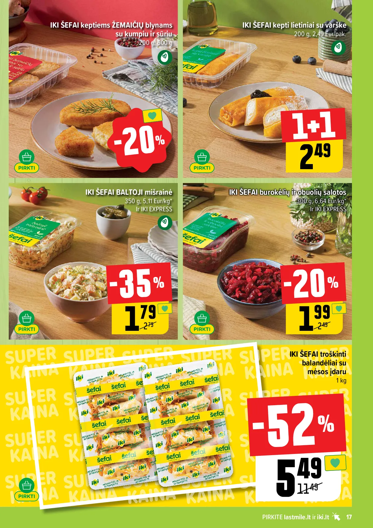 Iki akcijos šią savaitę. Galioja nuo 2026-10-19 iki 2026-10-25 – 17 psl.