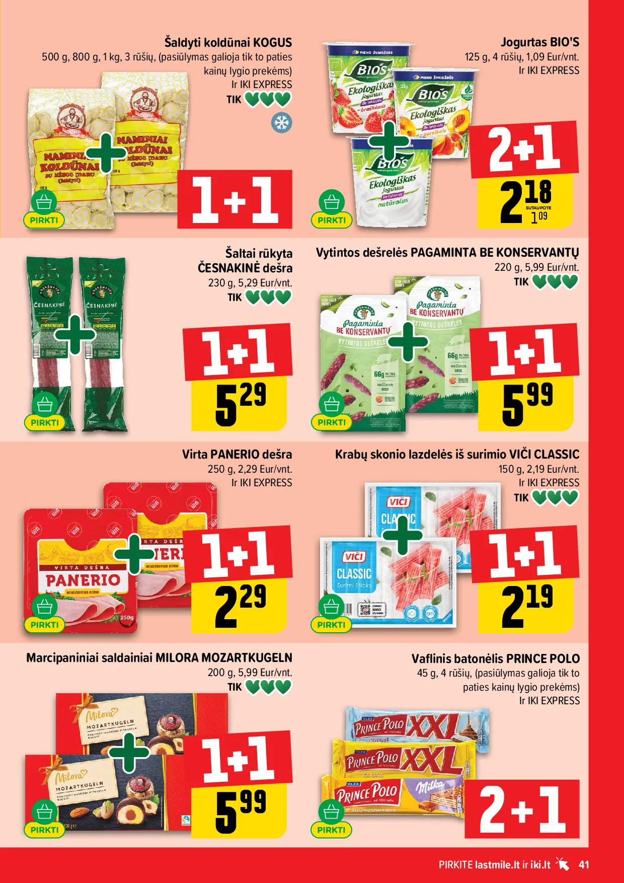 Iki akcijos šią savaitę. Galioja nuo 2026-10-19 iki 2026-10-25 – 41 psl.