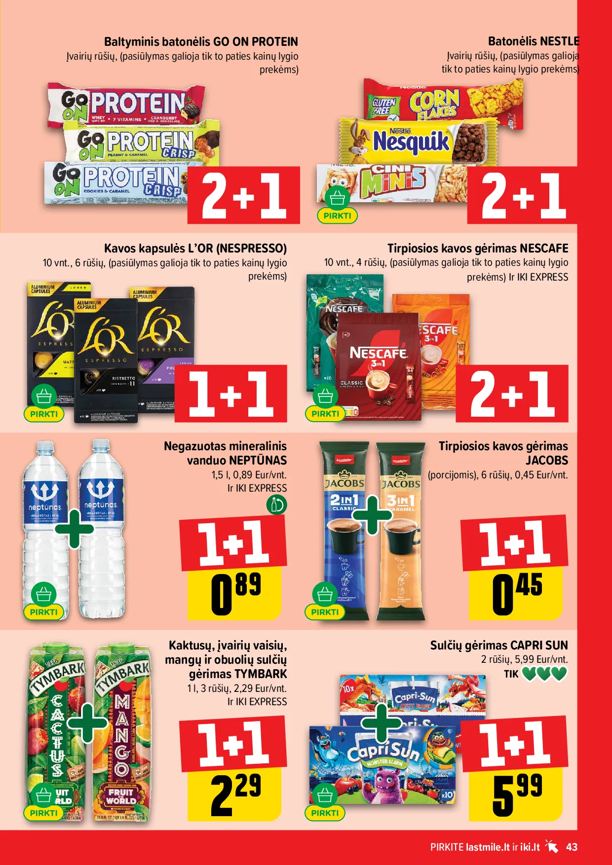 Iki akcijos šią savaitę. Galioja nuo 2026-10-19 iki 2026-10-25 – 43 psl.