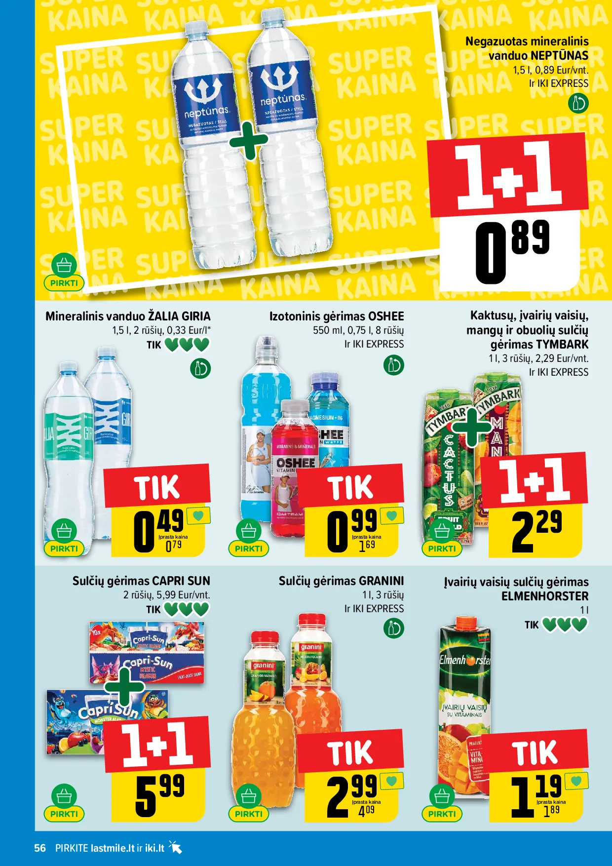 Iki akcijos šią savaitę. Galioja nuo 2026-10-19 iki 2026-10-25 – 56 psl.