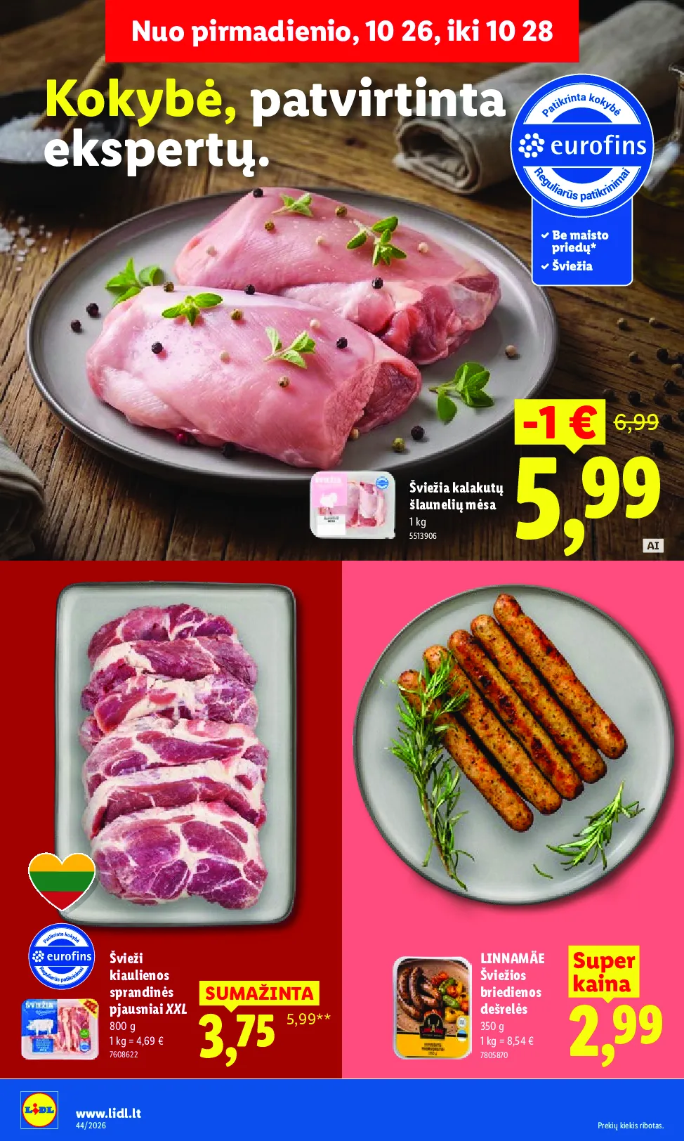 Lidl maisto prekių leidinys – 11 psl.