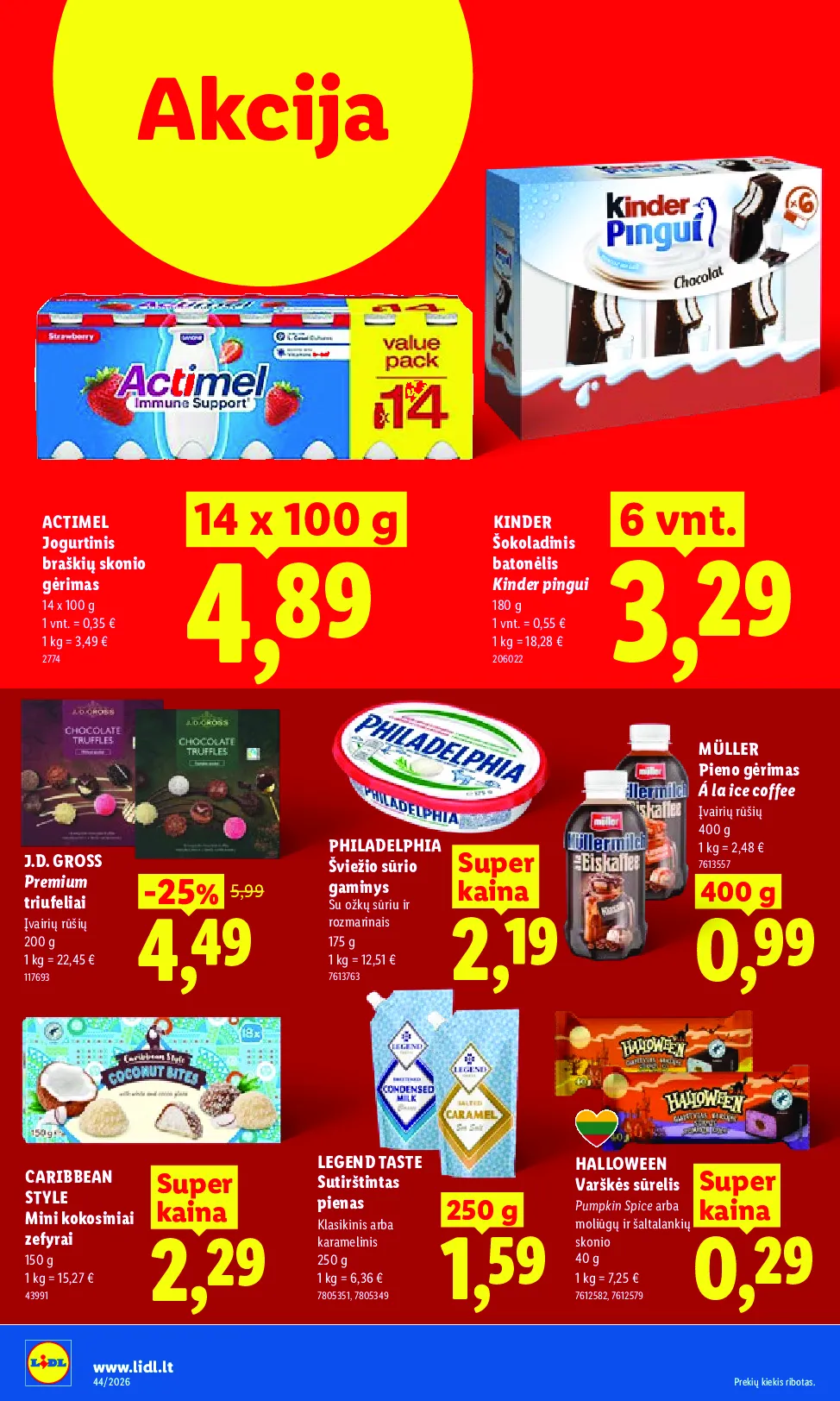 Lidl maisto prekių leidinys – 12 psl.