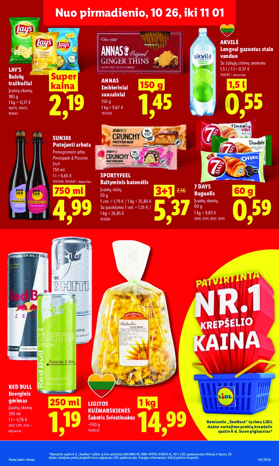 Lidl maisto prekių leidinys – 15 psl.
