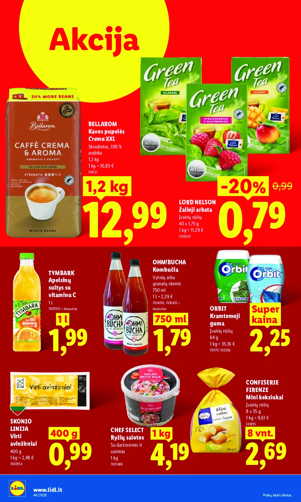 Lidl maisto prekių leidinys – 16 psl.