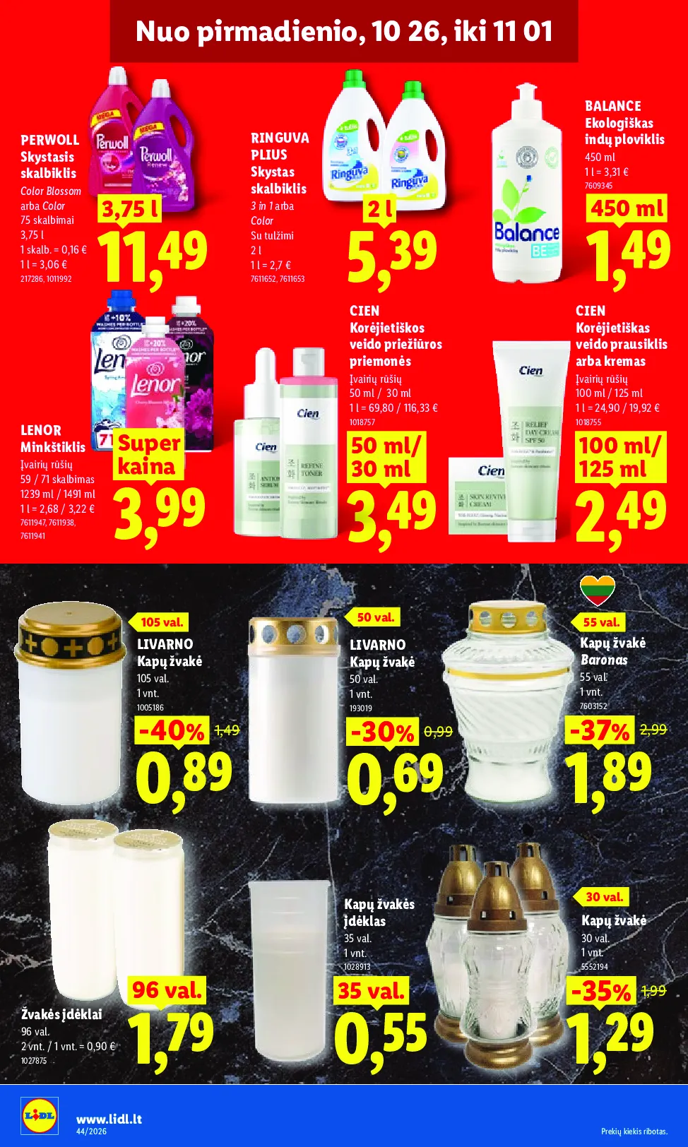 Lidl maisto prekių leidinys – 18 psl.