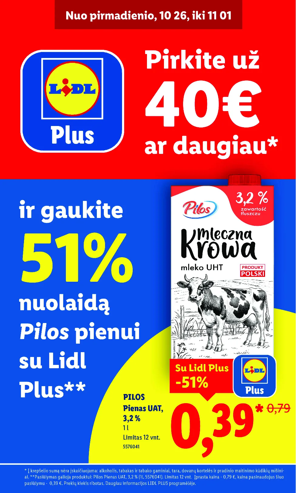 Lidl maisto prekių leidinys – 2 psl.