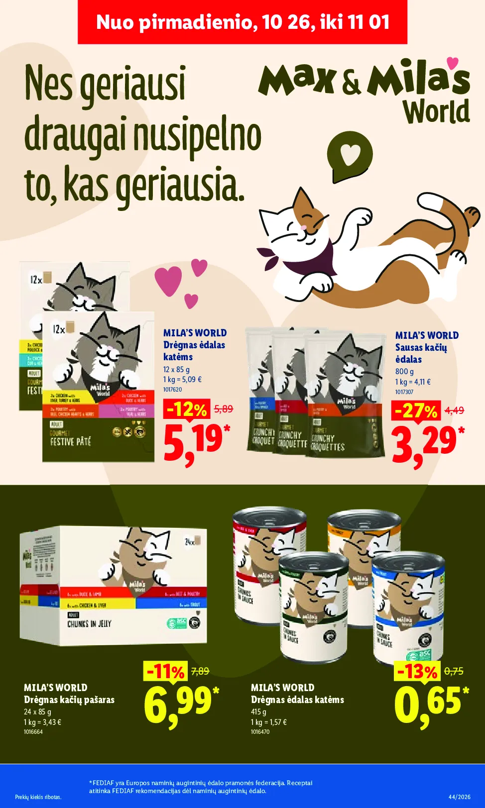 Lidl maisto prekių leidinys – 20 psl.