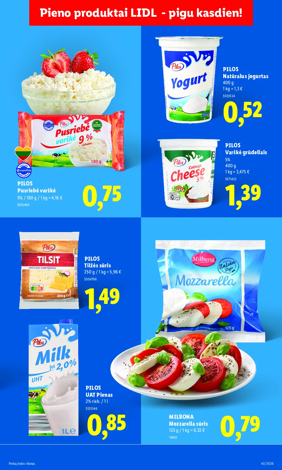 Lidl maisto prekių leidinys – 23 psl.
