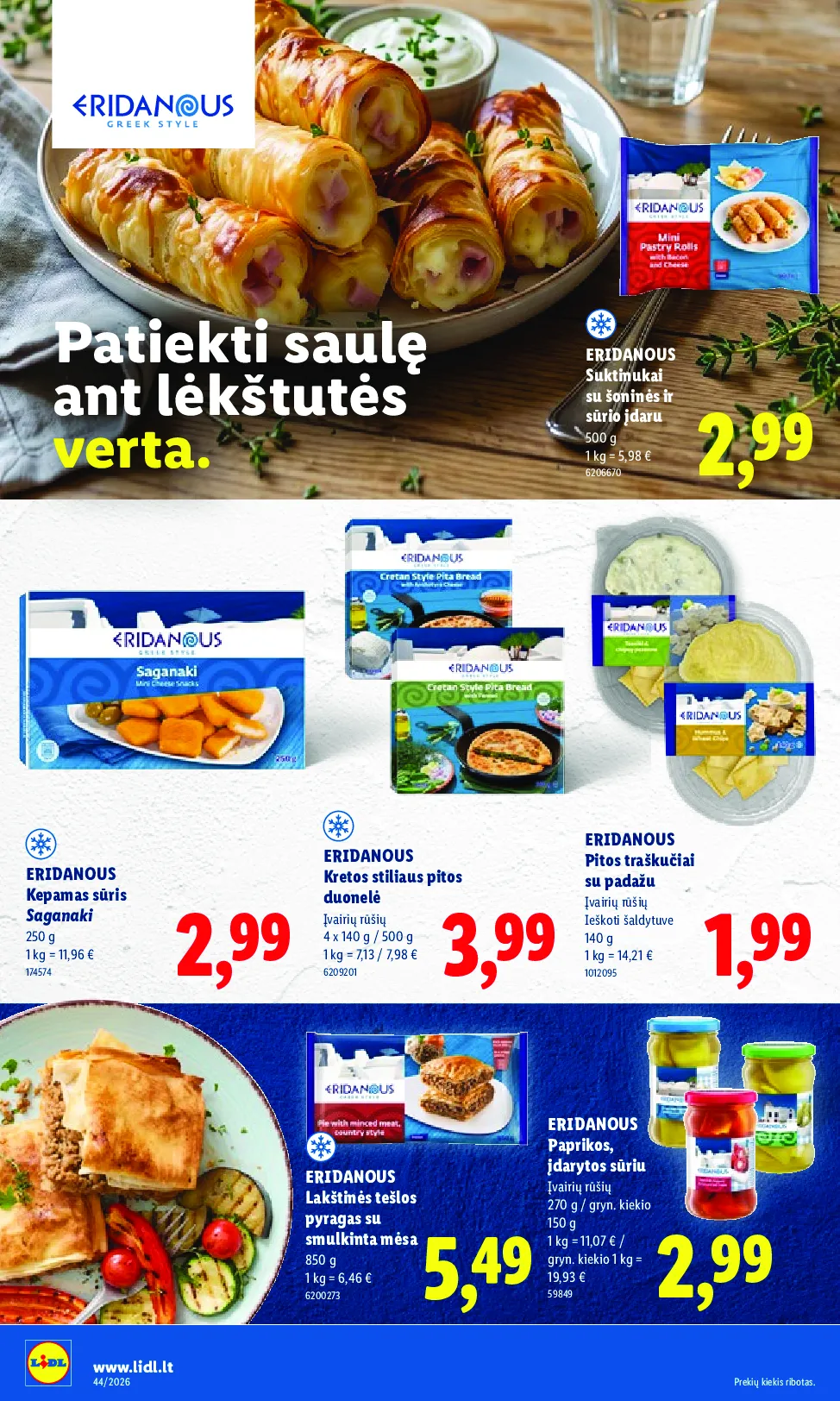 Lidl maisto prekių leidinys – 28 psl.