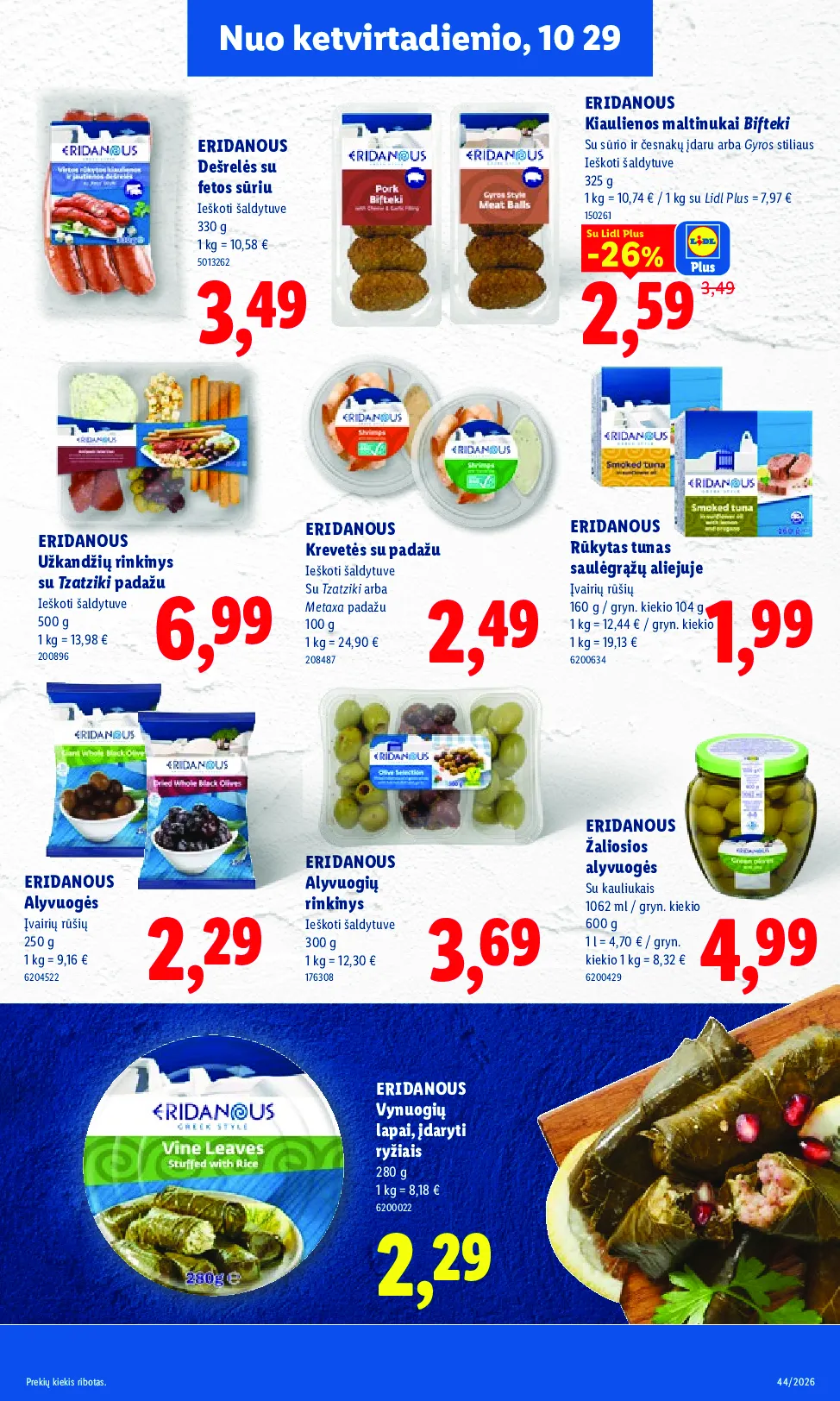 Lidl maisto prekių leidinys – 29 psl.